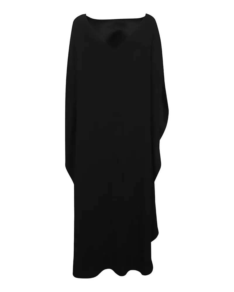 Gianluca Capannolo Kleid mit V-Ausschnitt - Schwarz Schwarz