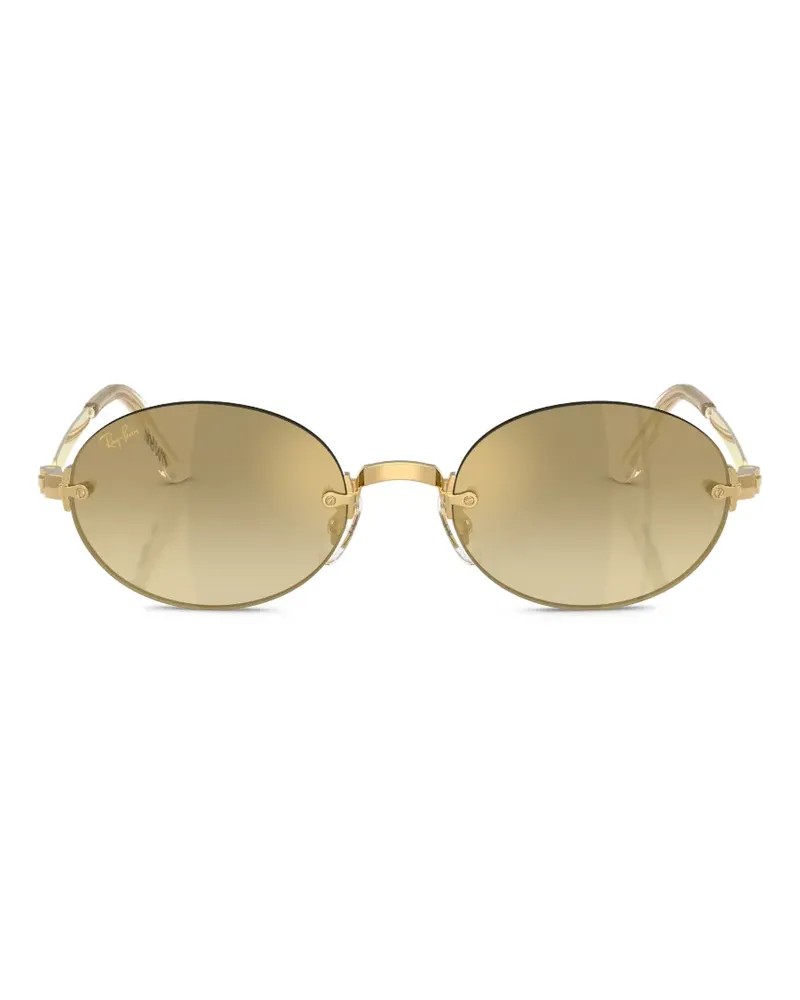 Ray Ban x A$AP Rocky ovale Sonnenbrille - Gold Gold