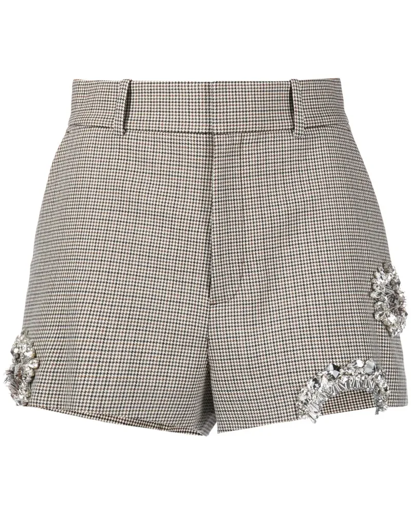 Area Shorts mit Muster - Braun Braun
