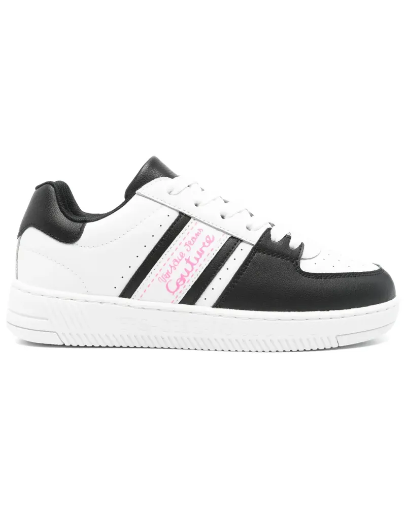 Versace Jeans Sneakers mit Logo-Print - Weiß Weiß