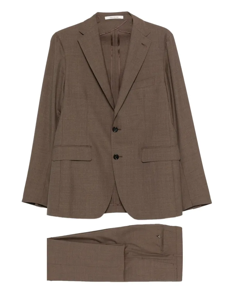 Tagliatore Anzug mit Klappentasche - Braun Braun