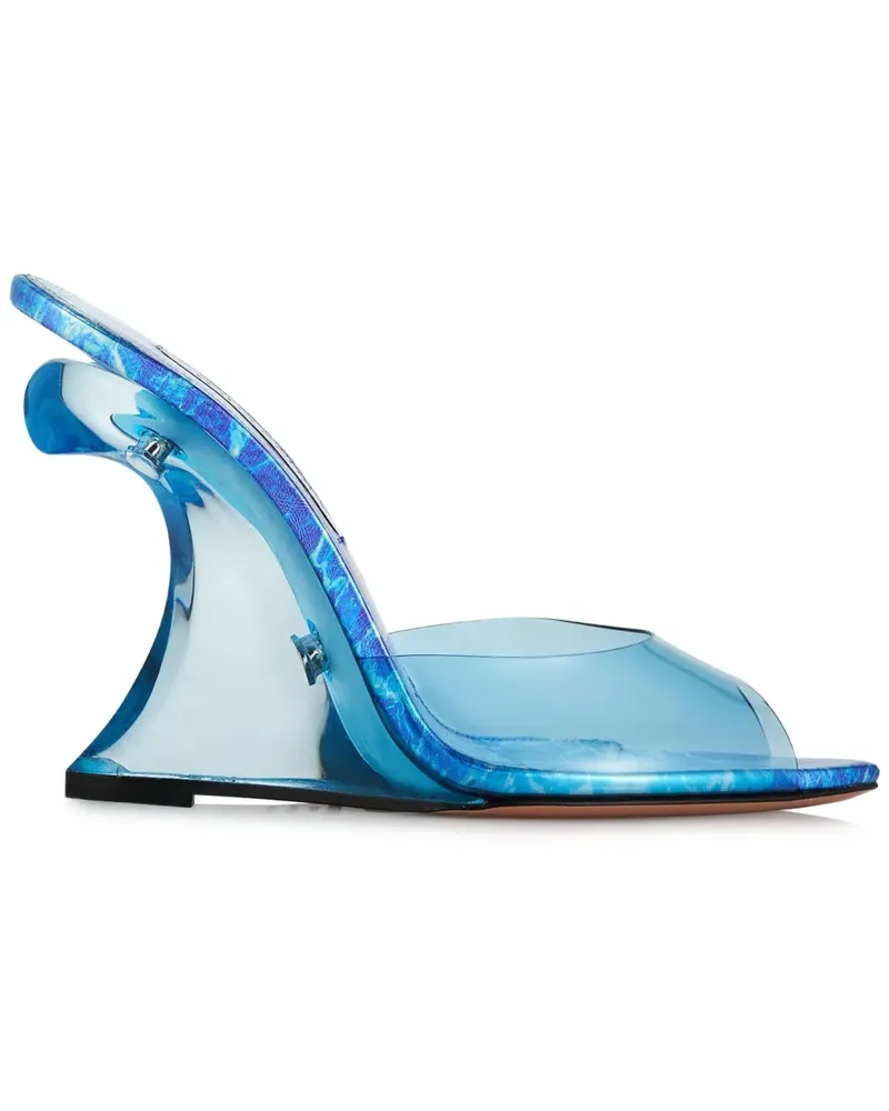 Aquazzura Sandalen mit Design-Absatz 105mm - Blau Blau