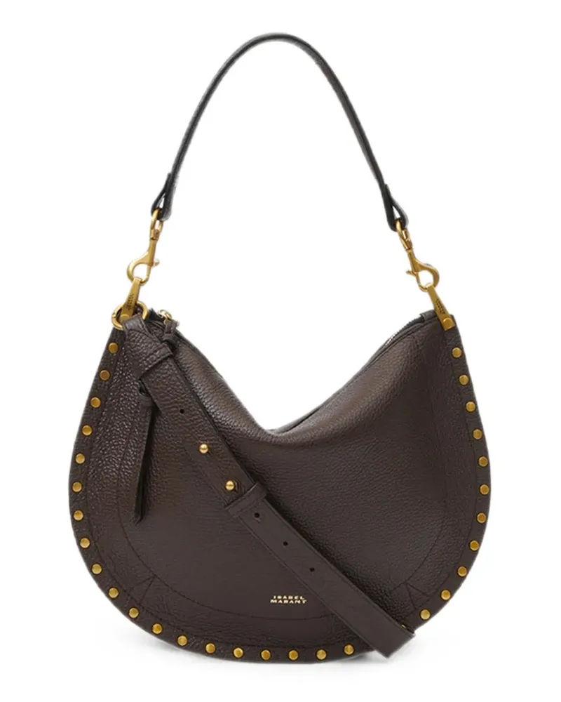 Isabel Marant Oskan Soft Zip shoulder-strap bag - Braun Braun