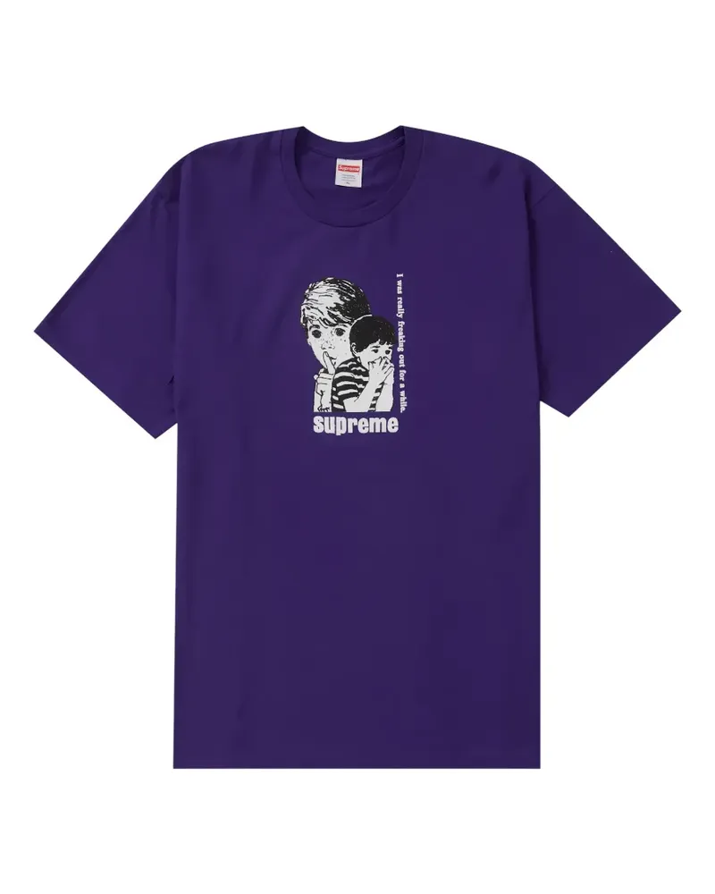 Supreme Being T-Shirt mit grafischem Print - Violett Violett