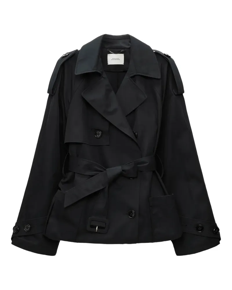 Dorothee Schumacher Trenchcoat mit Gürtel - Schwarz Schwarz