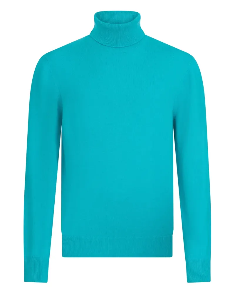 Malo roll-neck sweater - Blau Blau