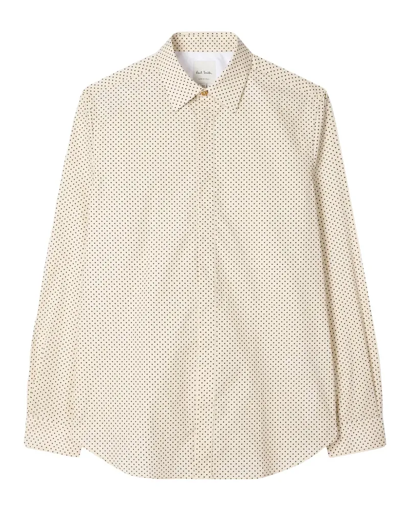 Paul Smith Hemd mit Polka Dots - Nude Nude