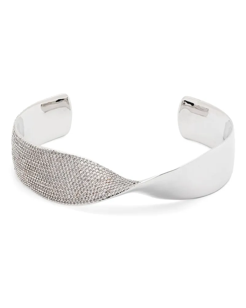 Eddie Borgo Torque Kragen mit Pavé - Silber Silber