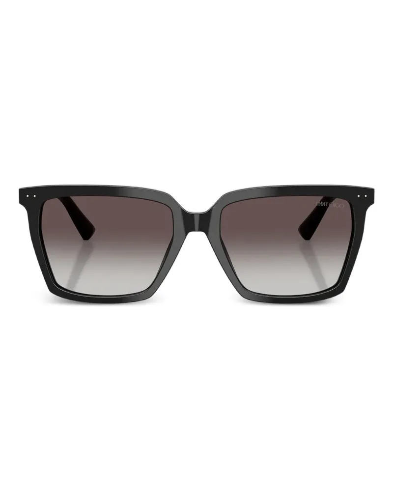 Jimmy Choo square sunglasses - Schwarz Schwarz