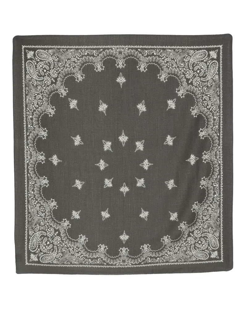 Destin Judy Schal mit Paisleymuster - Grau Grau