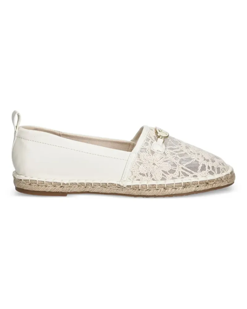 Liu Jo Espadrilles mit Spitzeneinsatz - Weiß Weiß
