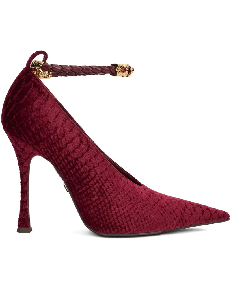 Roberto Cavalli Pumps mit Kroko-Effekt - Rot Rot