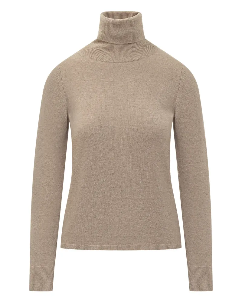 Max Mara Pullover mit Rollkragen - Nude Nude