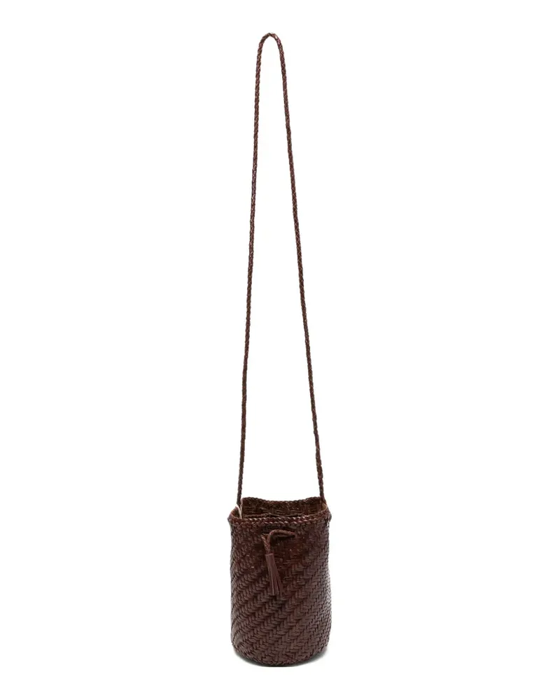 Dragon Diffusion tassel-detail bucket bag - Braun Braun