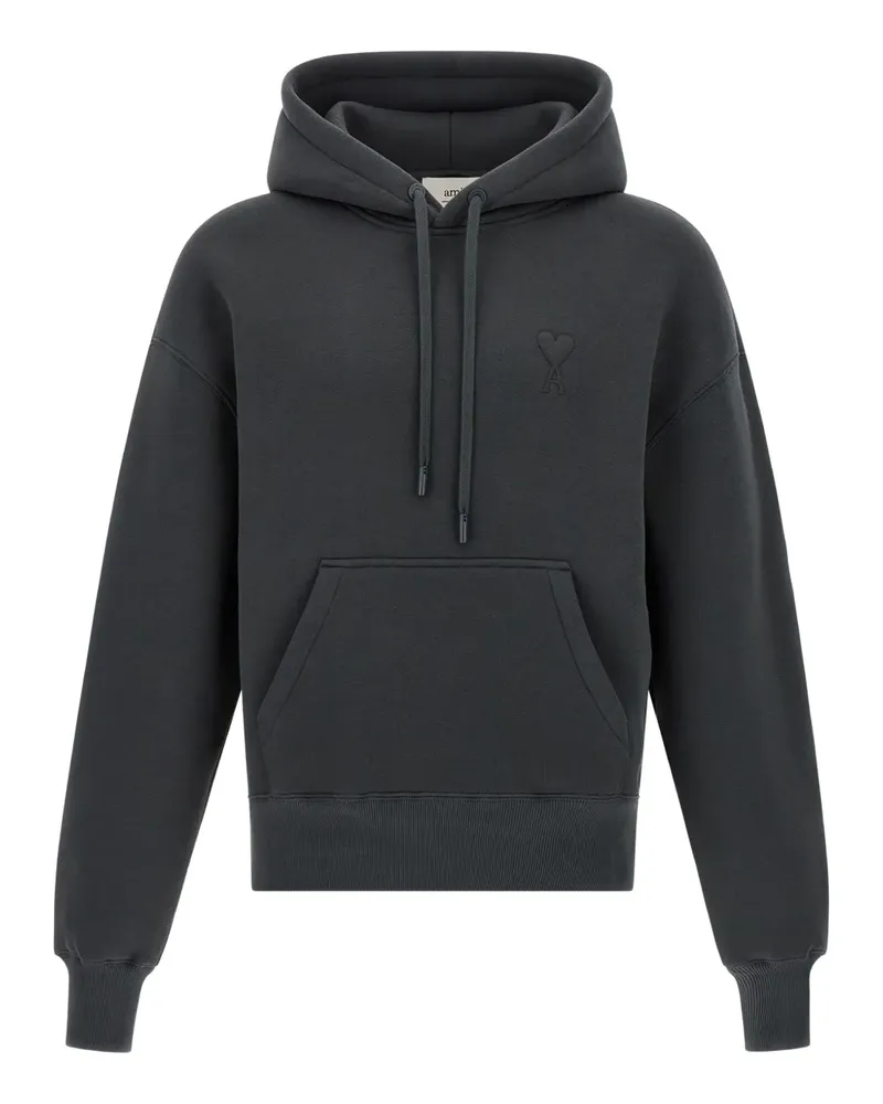 AMI Paris embroidery-Ami De Coeur hoodie - Grau Grau
