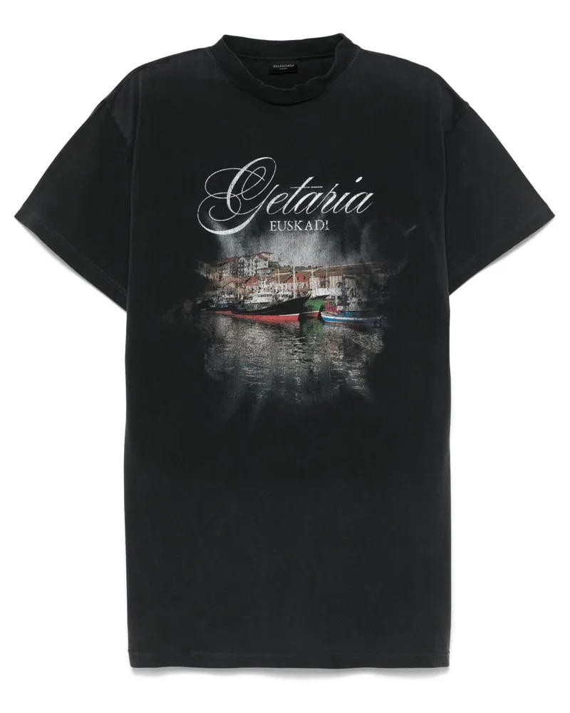 Balenciaga Getaria T-Shirt - Schwarz Schwarz