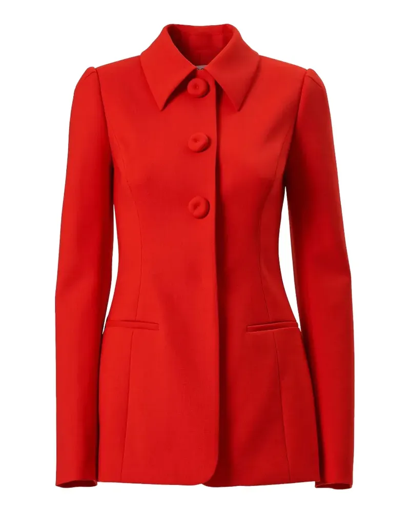 Carolina Herrera New York Jacke mit Gürtel - Rot Rot