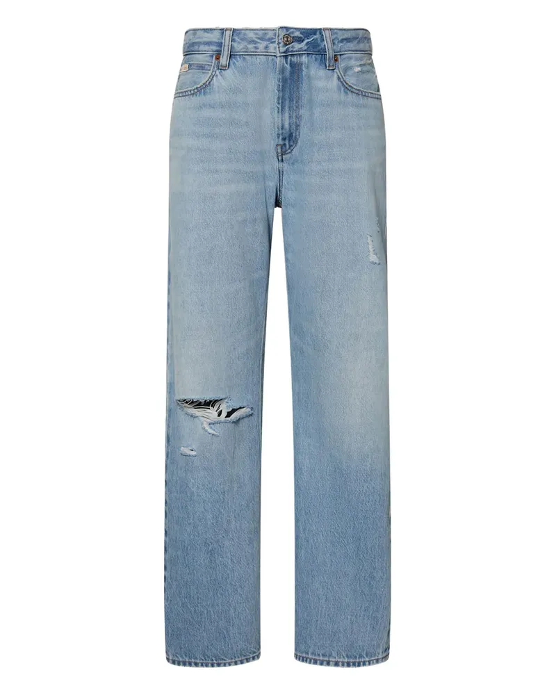 Calvin Klein Jeans mit Logo-Patch - Blau Blau