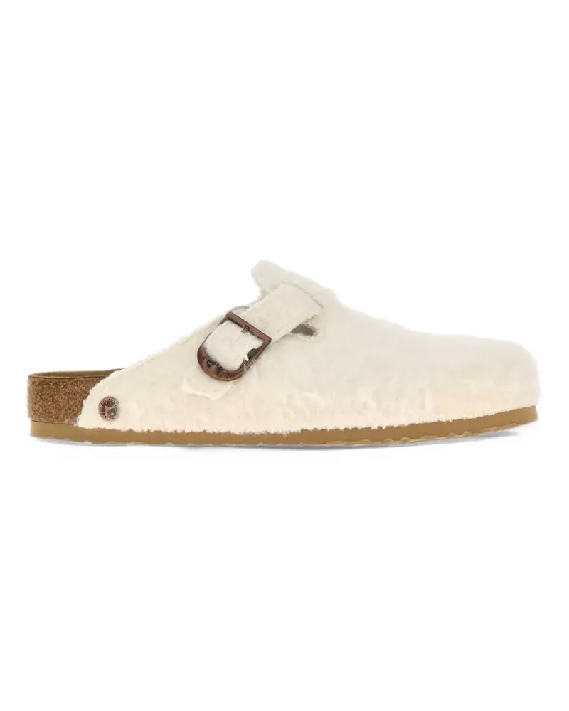 Birkenstock Boston wool slippers - Nude Nude