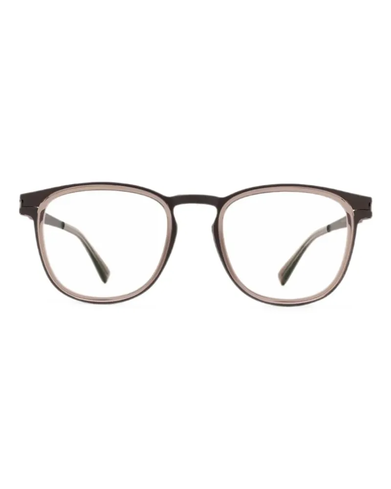 Mykita Cantara Brille mit rundem Gestell - Grau Grau
