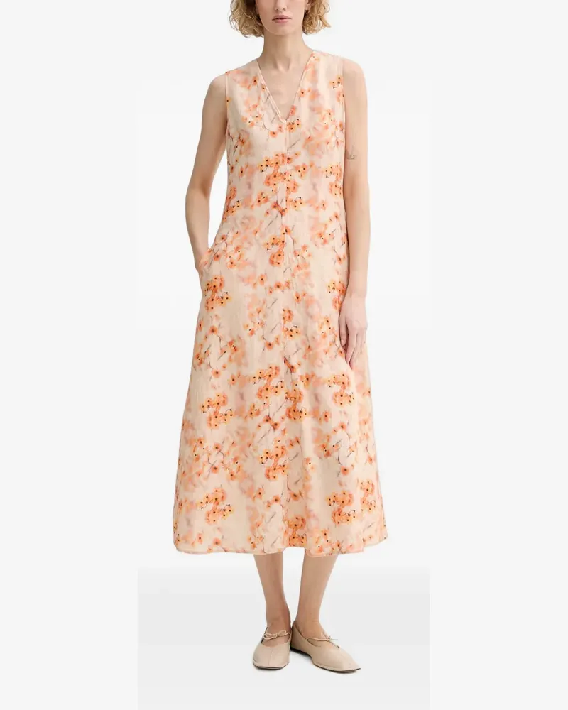 Marc O'Polo Kleid mit V-Ausschnitt - Nude Nude