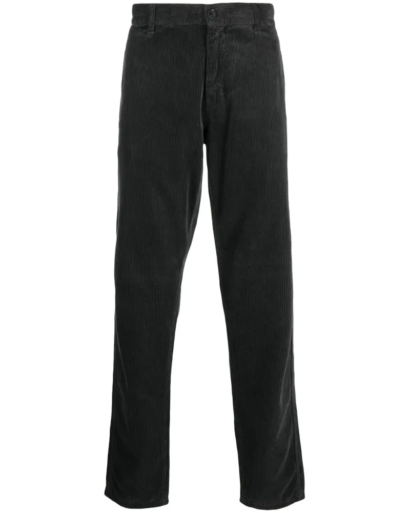 ASPESI Straight-Leg-Hose aus Cord - Grau Grau