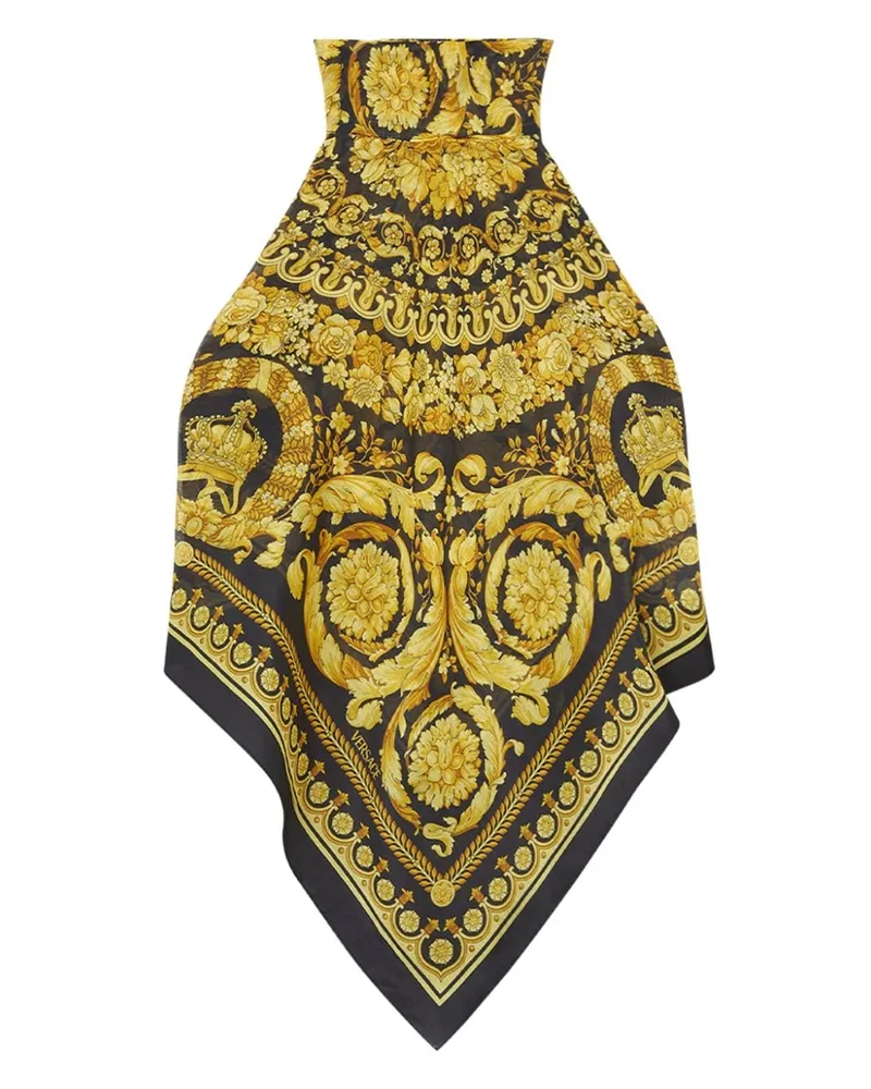 Versace Barocco Kaftan - Schwarz Schwarz