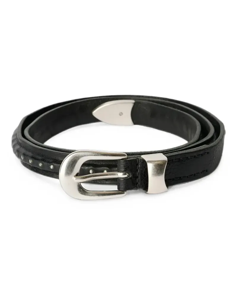Our Legacy studded chain belt - Schwarz Schwarz