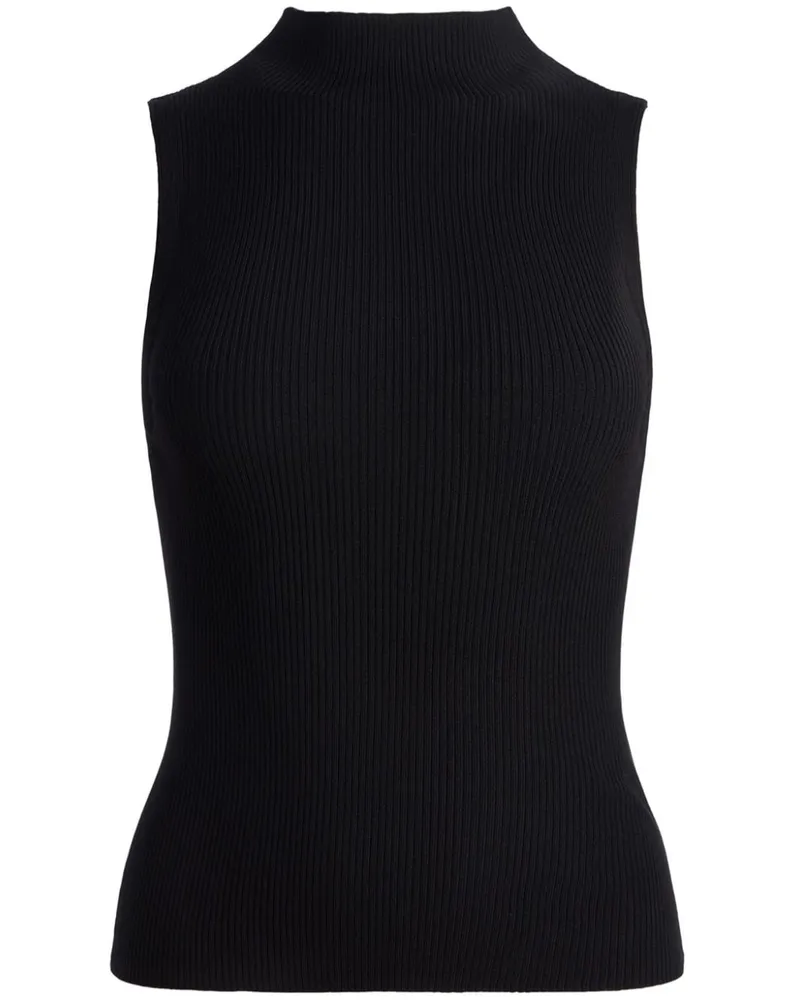 Alice + Olivia Darcey Tanktop mit Rollkragen - Schwarz Schwarz