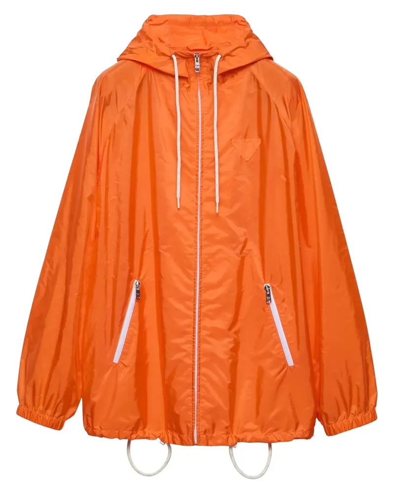 Prada Re-Nylon Regenjacke - Orange Orange