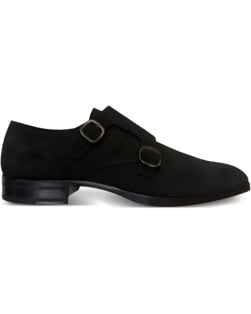TOD'S Monk-Schuhe mit doppelter Schnalle - Schwarz Schwarz