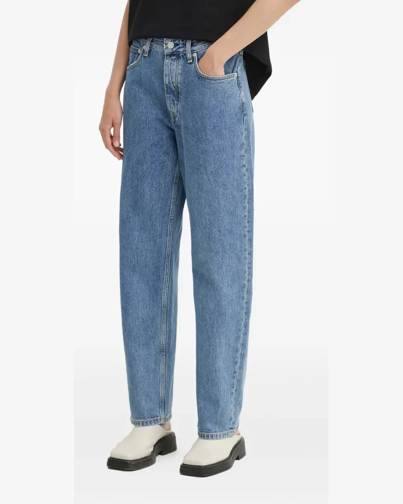 Won Hundred logo-patch jeans - Blau Blau