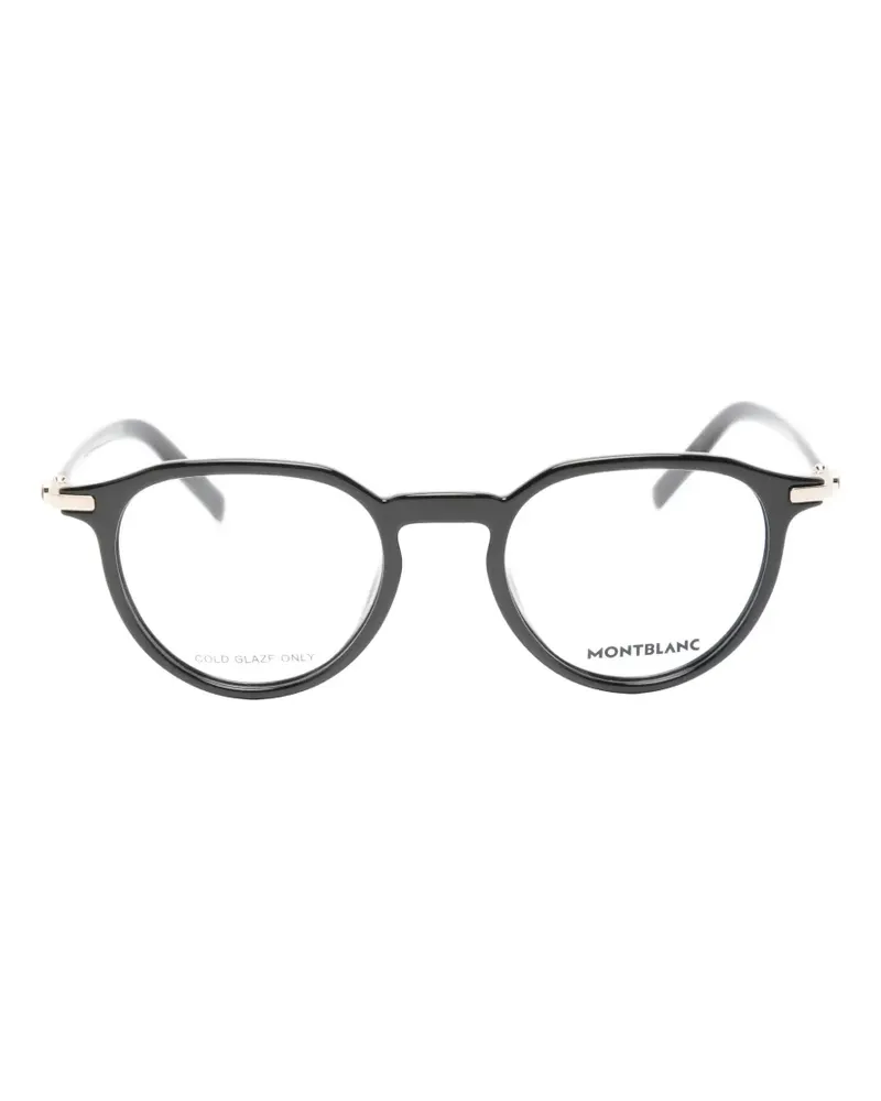 Montblanc round-frame glasses - Schwarz Schwarz