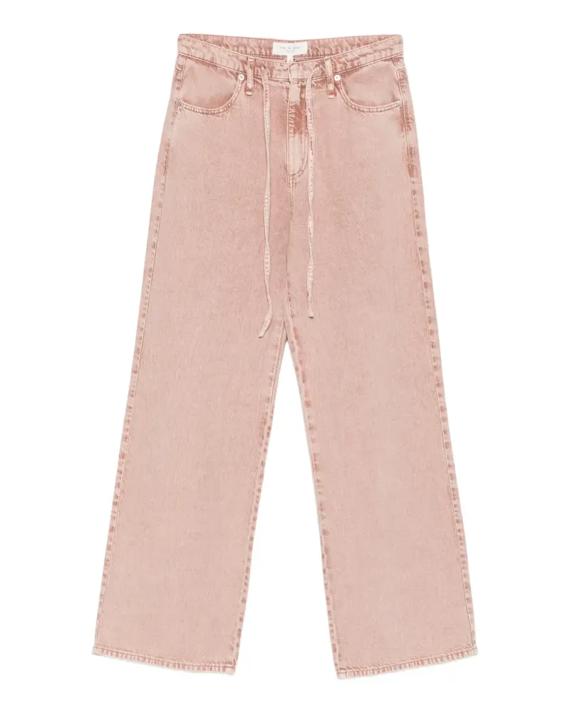 Rag & Bone Straight-Leg-Jeans mit Kordelzug - Rosa Rosa