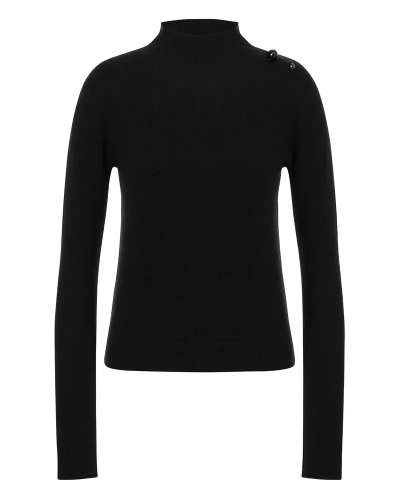 Alberta Ferretti Klassischer Kaschmirpullover - Schwarz Schwarz