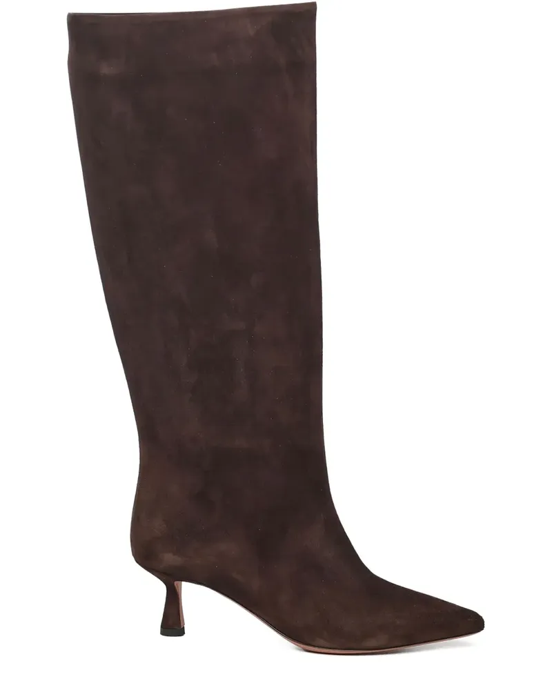 Giuliano Galiano Jane Stiefel aus Wildleder 30mm - Braun Braun