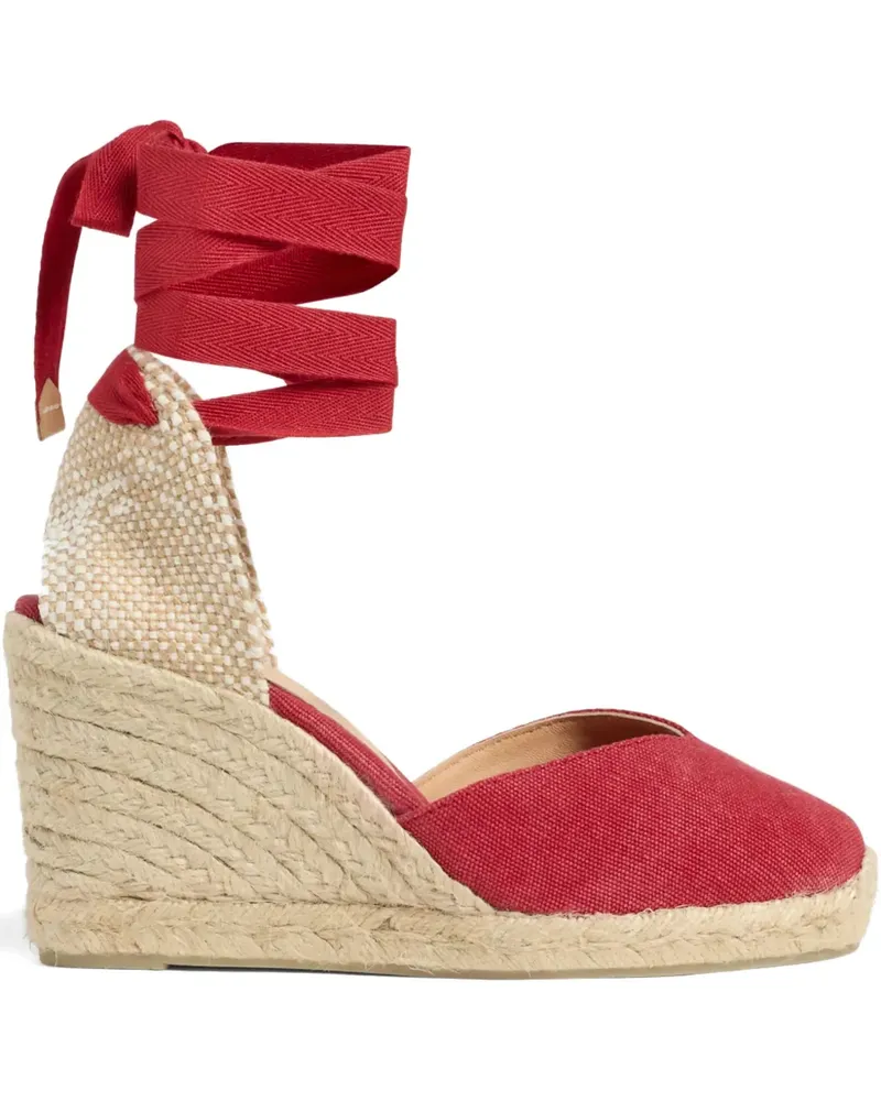 Castañer 90mm Chiara wedge espadrille - Rot Rot