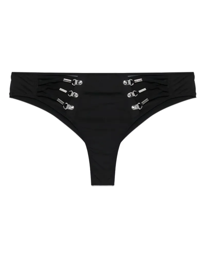Marlies Dekkers Slip mit Riemendetail - Schwarz Schwarz