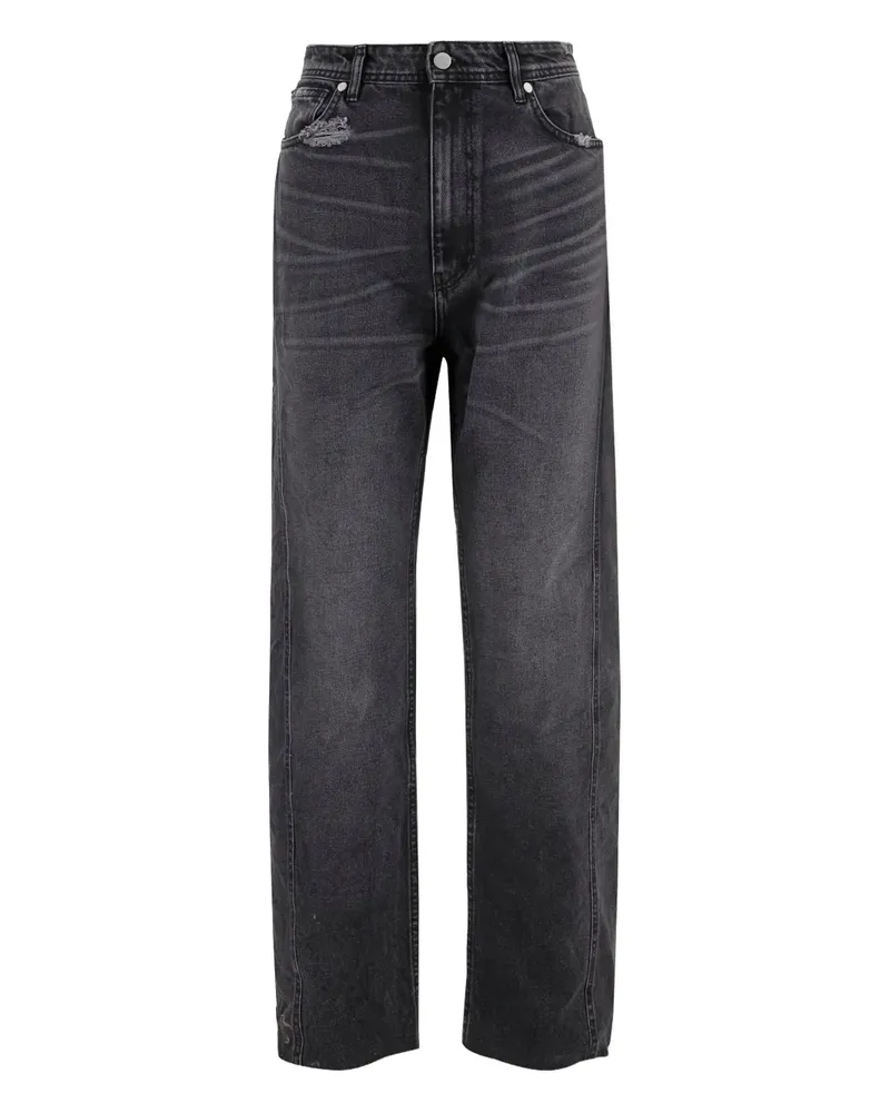 44 LABEL GROUP Hose im Distressed-Look - Schwarz Schwarz