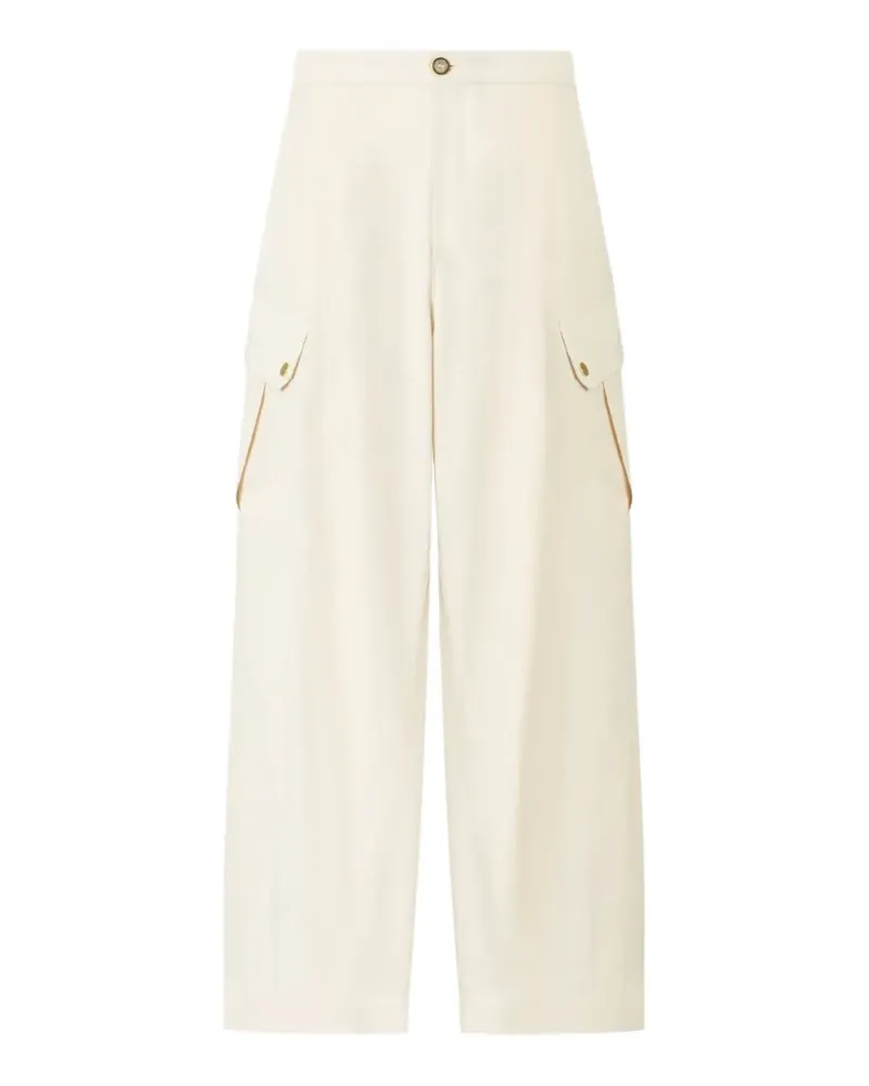 Pinko Flowing Hose aus Baumwolle - Nude Nude