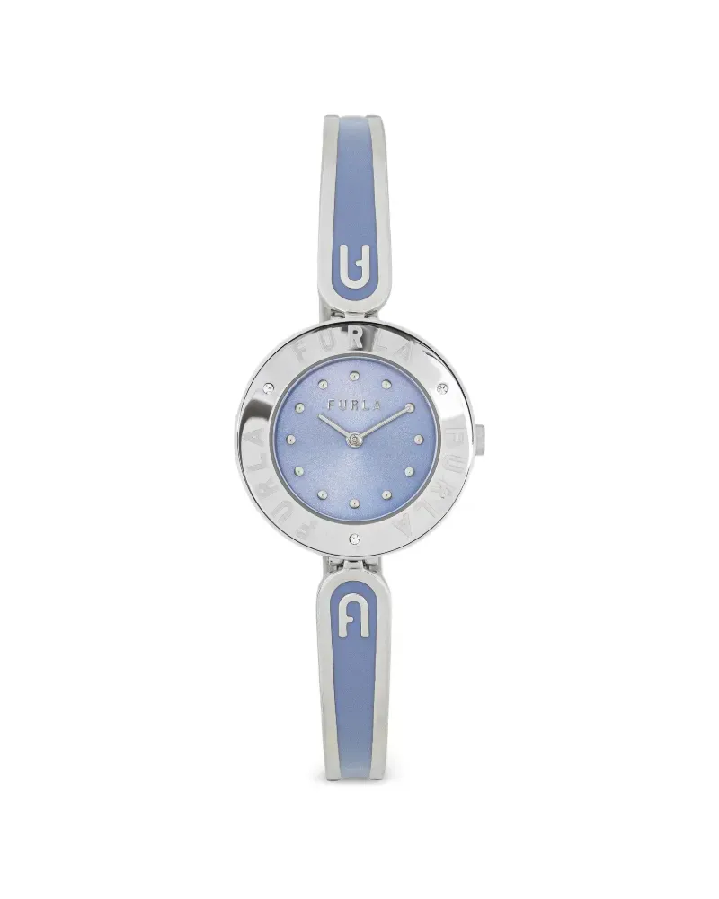 Furla Essential Armbanduhr mit rundem Gehäuse 30mm - Blau Blau