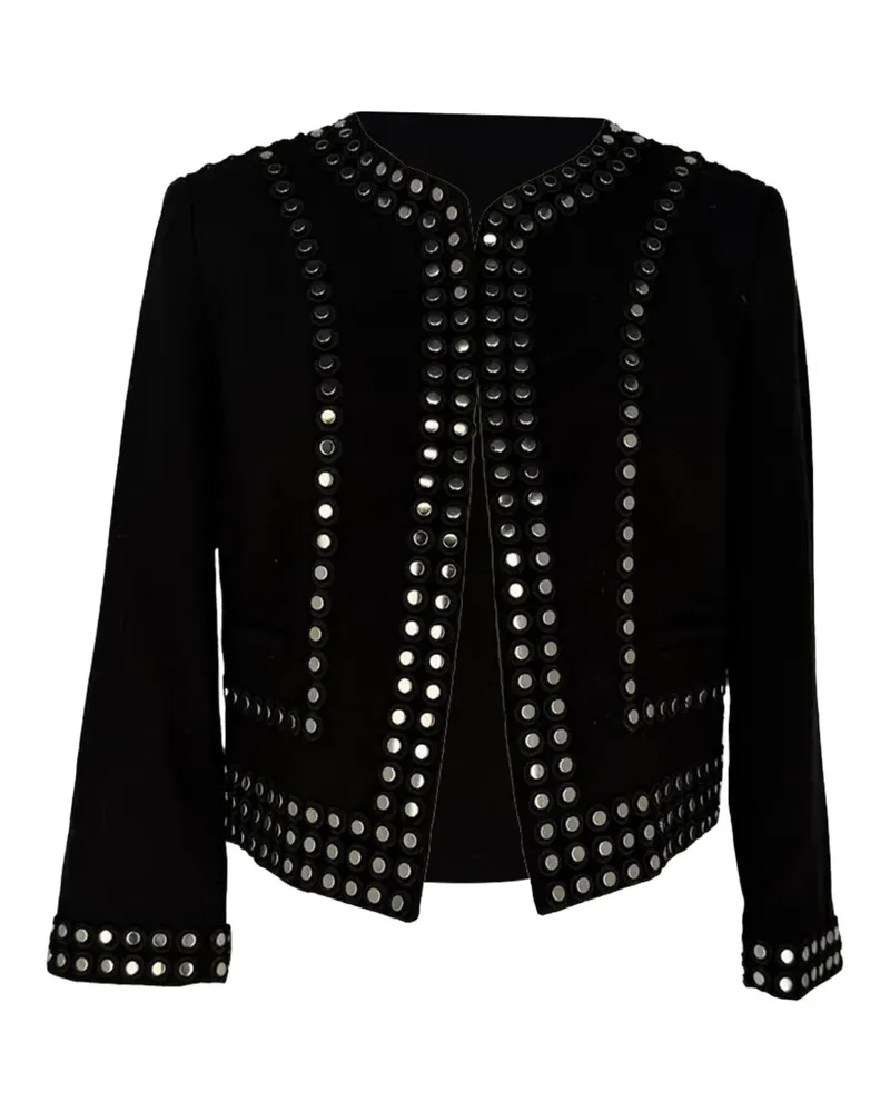 Michael Kors Blazer mit Nieten - Schwarz Schwarz