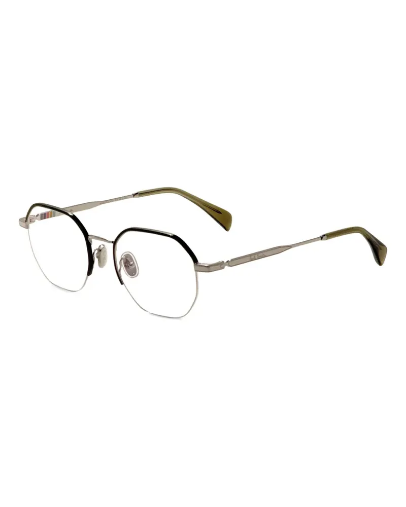 Paul Smith Lovell Brille mit geometrischem Gestell - Silber Silber
