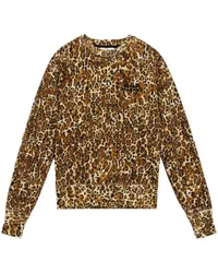 Isabel Marant Shad Sweatshirt mit Leoparden-Print Braun