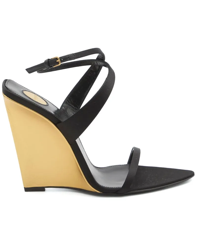 Saint Laurent Salomé Sandalen - Schwarz Schwarz