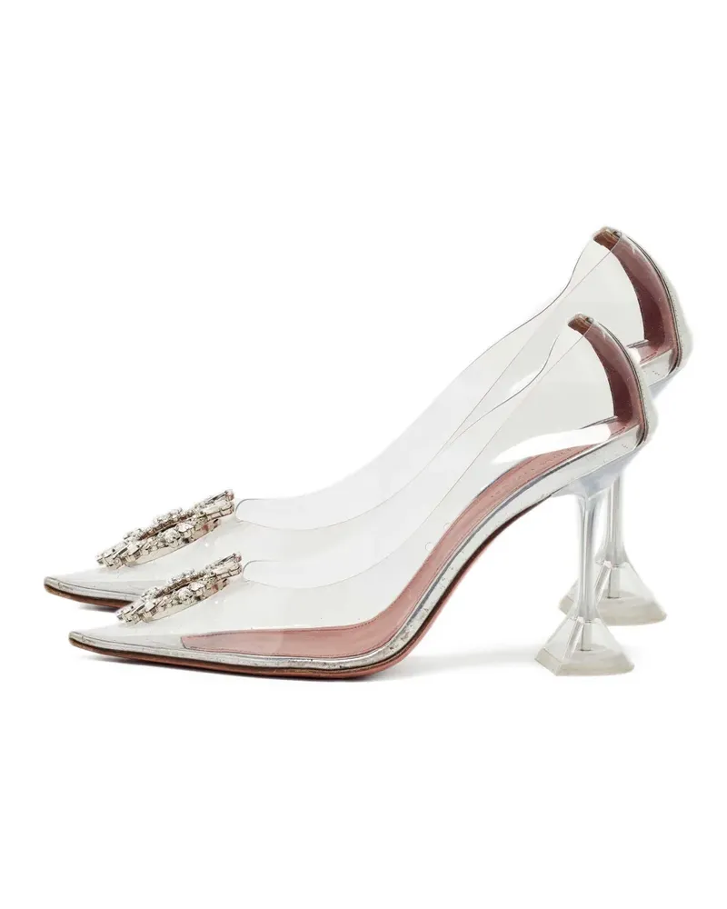 Amina Muaddi Begum crystal-embellished pumps - Silber Silber