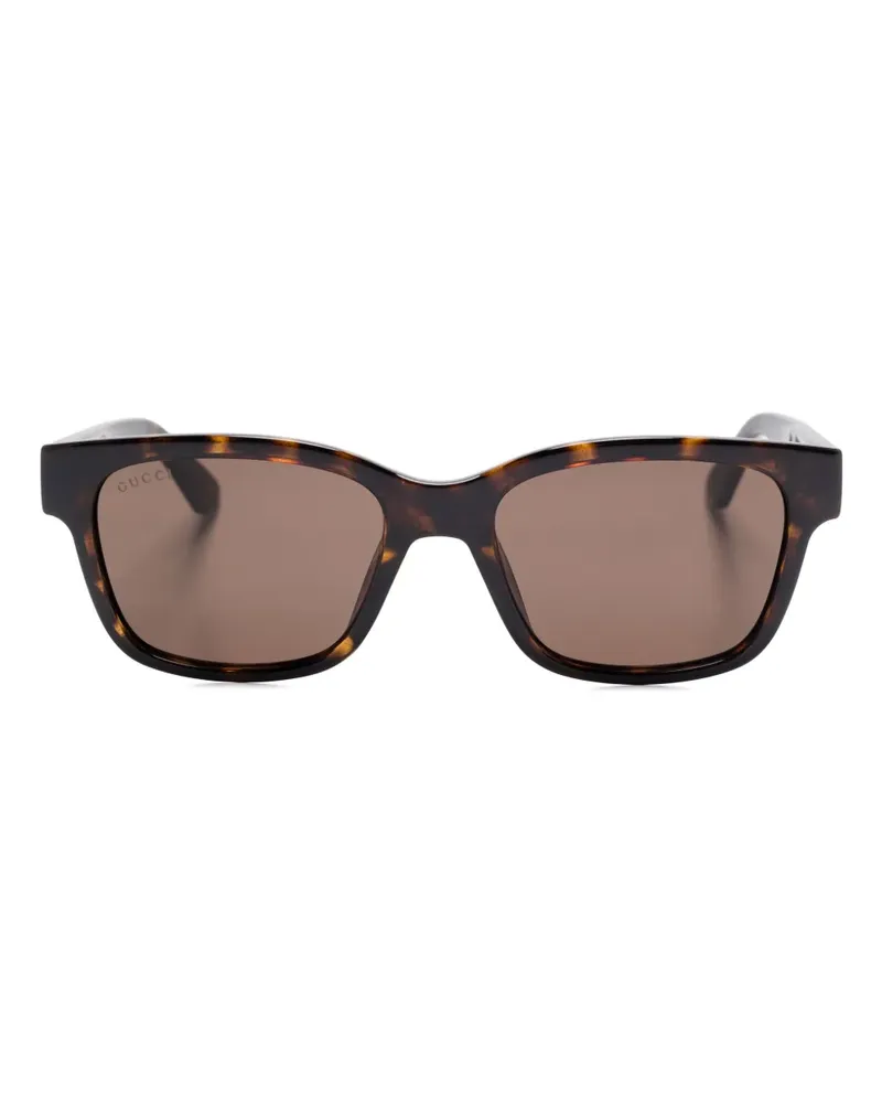 Gucci Sonnenbrille in Schildpattoptik - Braun Braun