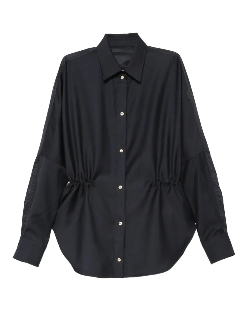 Moncler Hemd mit Kordelzug - Blau Blau