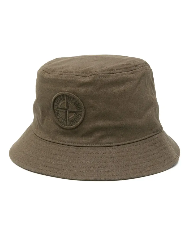 Stone Island Fischerhut mit Kompass-Stickerei - Grün Grün