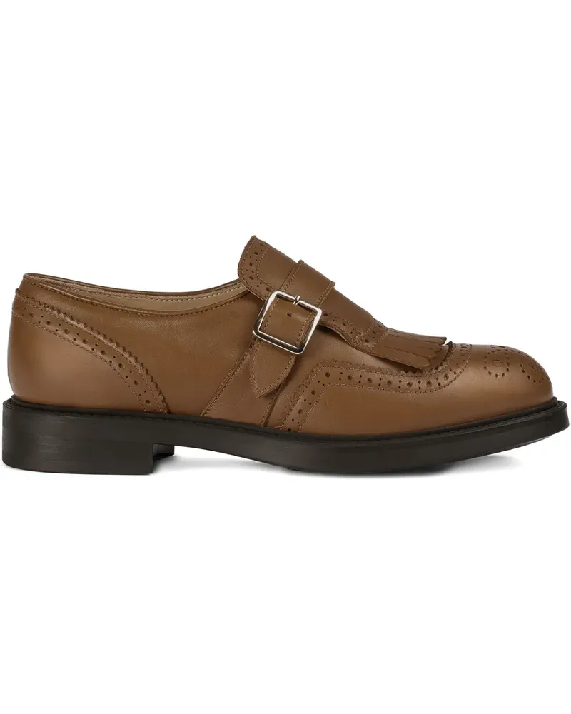 Doucal´s tassel-detail buckled monk shoes - Braun Braun